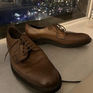 Tods Brown Leather Dress Shoes size 10